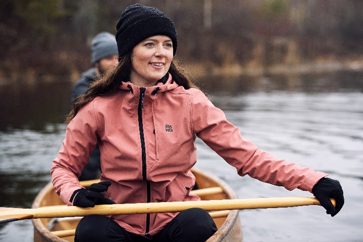 A person in a red jacket rowing a boat

Description automatically generated with low confidence